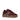 Refresh women's burgundy trainers with leopard print side detail
