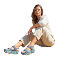 Rieker Womens Sandal 69469-14 Blue