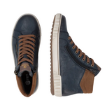 Rieker Womens Boot D0772-16 Blue Combination