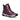Rieker women's burgundy ankle boots with colourful button detailing