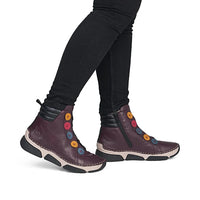Rieker Womens Boot 45977 Red