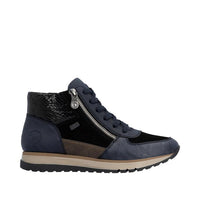 Rieker Womens Boot 49040 Blue Combination