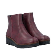 Rieker Womens Boot X9165 Wine Red