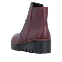 Rieker Womens Boot X9165 Wine Red