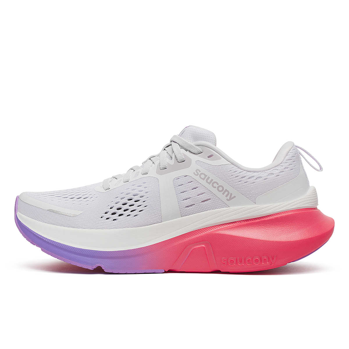 Saucony Womens Trainer Guide 18 White/Crocus