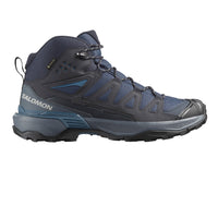 Salomon men's navy and blue leather lace-up boot