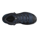 Salomon men's navy and blue leather lace-up boot