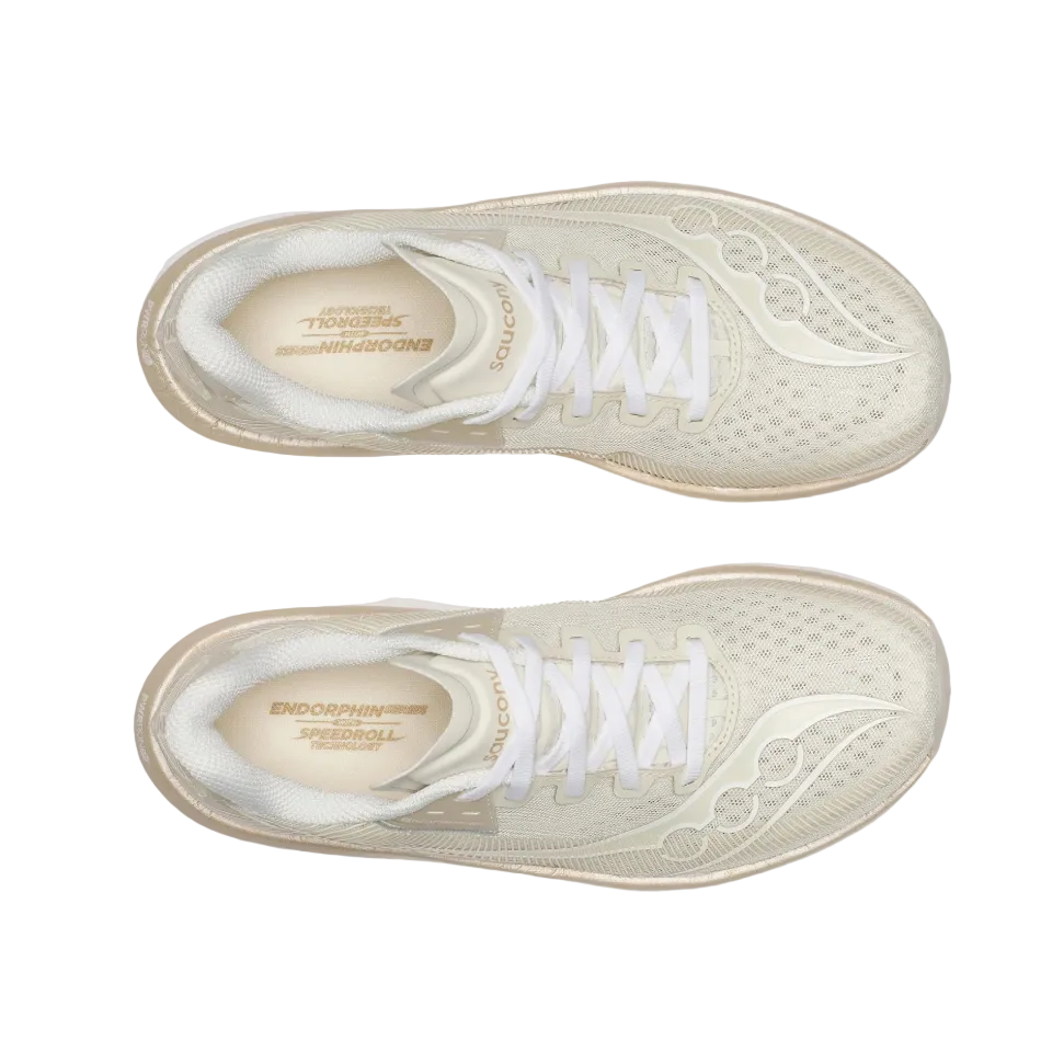 Saucony Womens Trainer Endorphin Azura Eggshell/Ivory