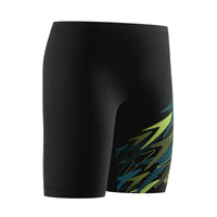 Speedo Boys Swim Jammer Medley Logo Black/Green