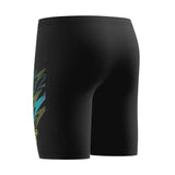 Speedo Boys Swim Jammer Medley Logo Black/Green