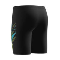 Speedo Boys Swim Jammer Medley Logo Black/Green