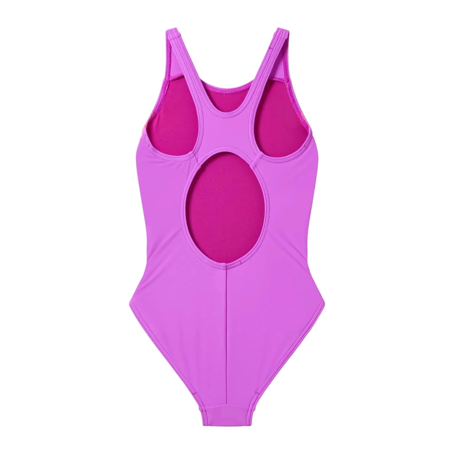 Speedo Girls Swimsuit Placement Muscleback Light Purple/Orange