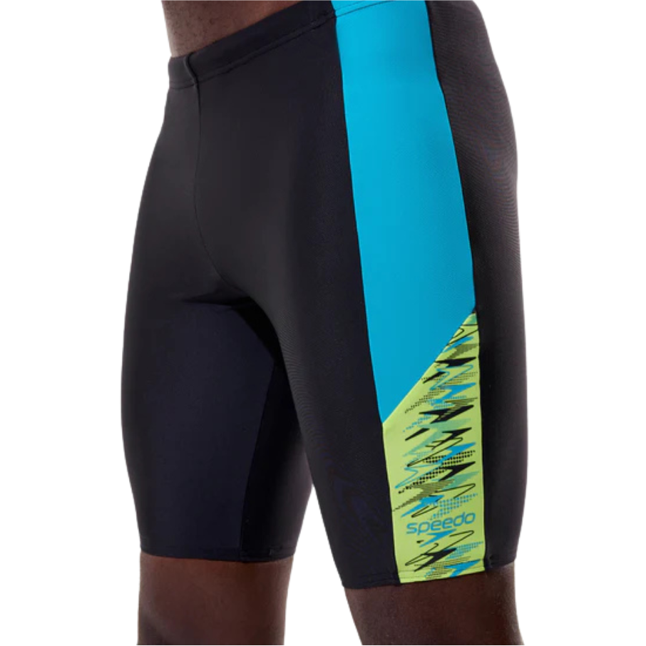 Speedo Mens Swim Shorts Dive Jammer Black/Green