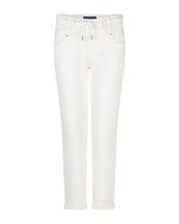 Red Button Womens Joggers Tessy Cropped Colour Ecru