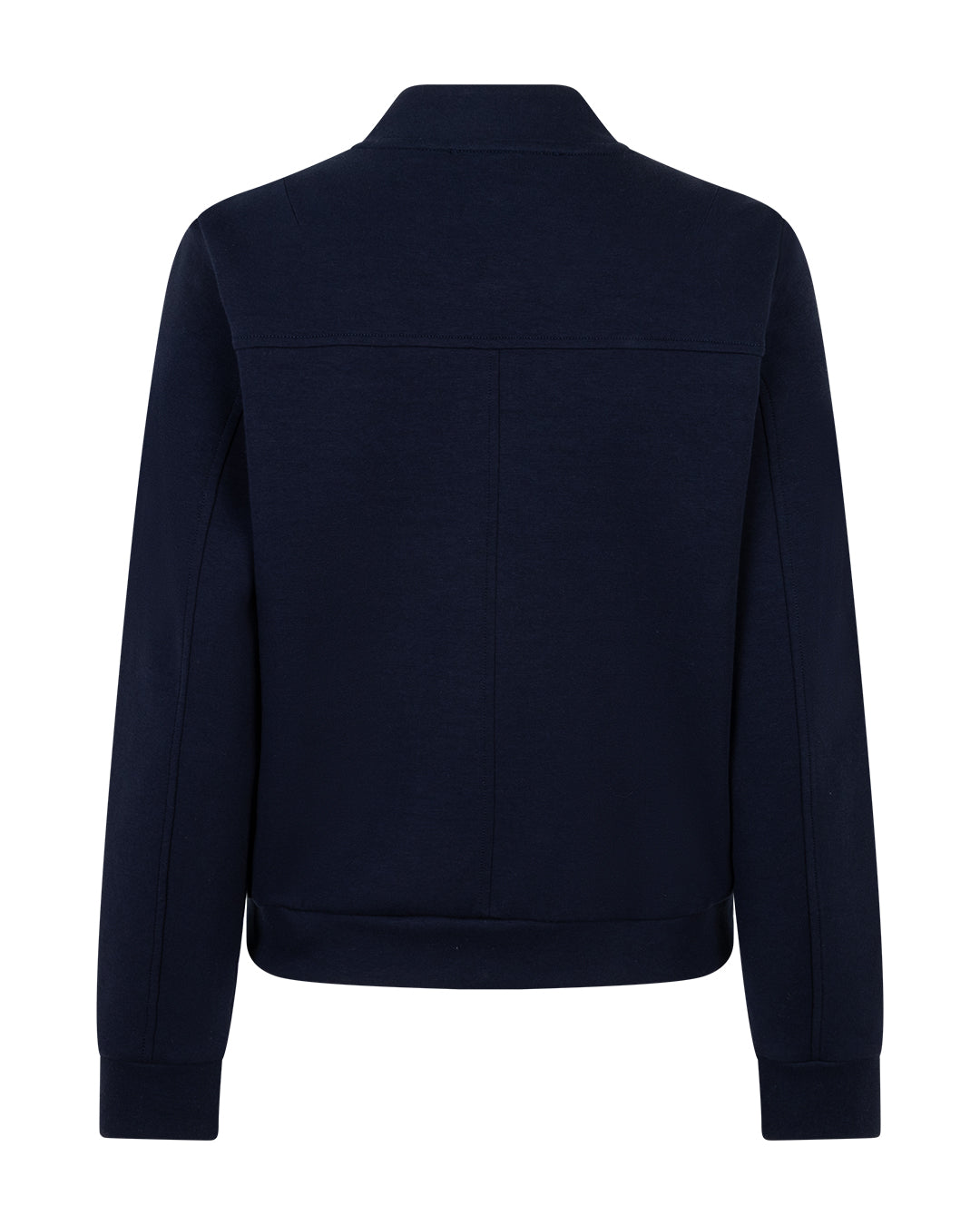 Red Button Womens Bomber Jacket Scuba Dark Blue
