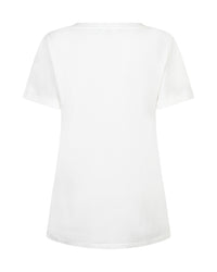 Red Button Womens Tee Temmy Multiflower Off White/Pink