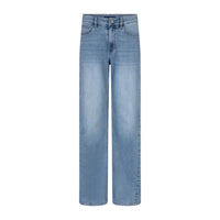 Red Button Womens Jeans Claudette Slanted Seam Light Blue