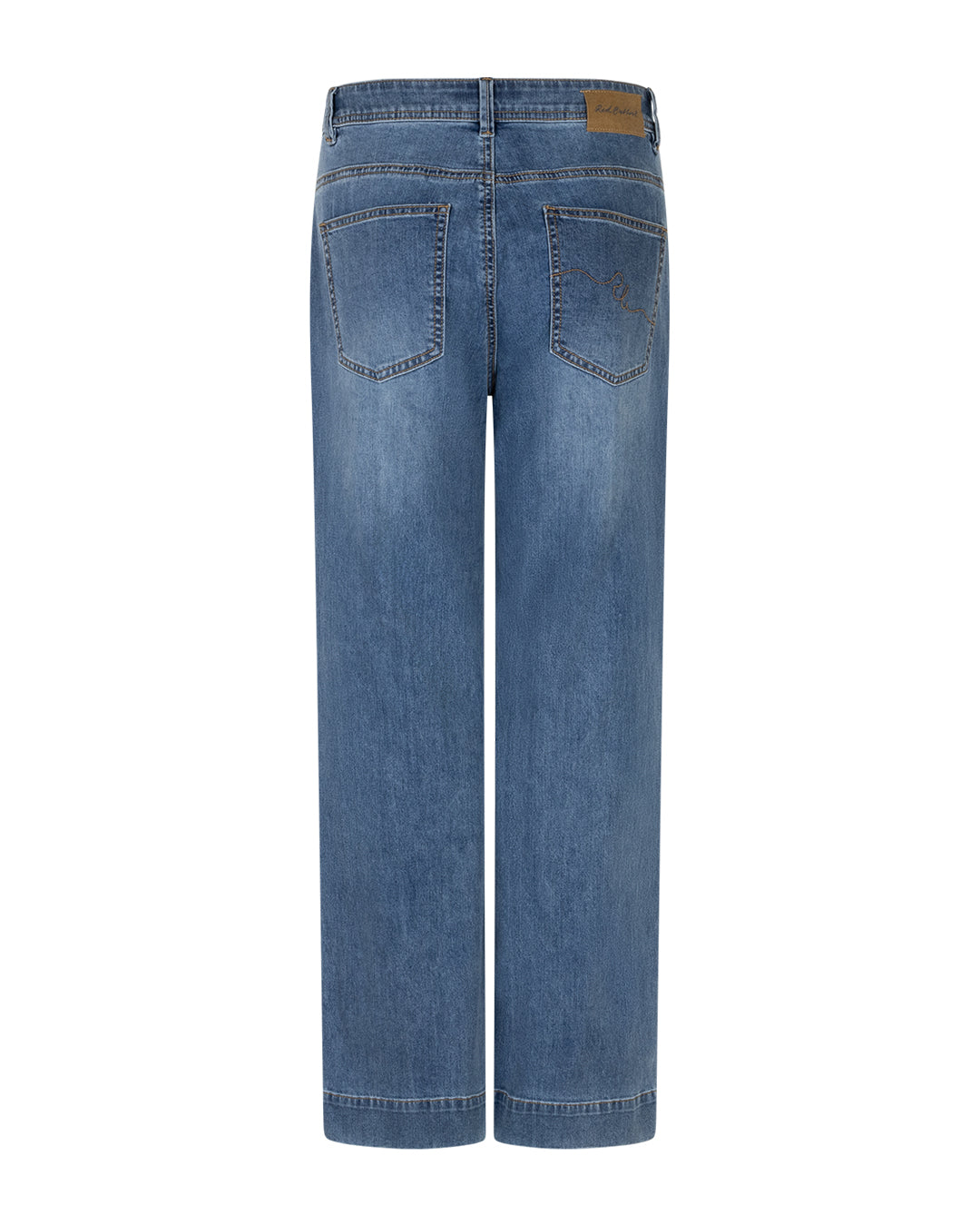 Red Button Womens Jeans Colette Slanted Pockets Stone Used
