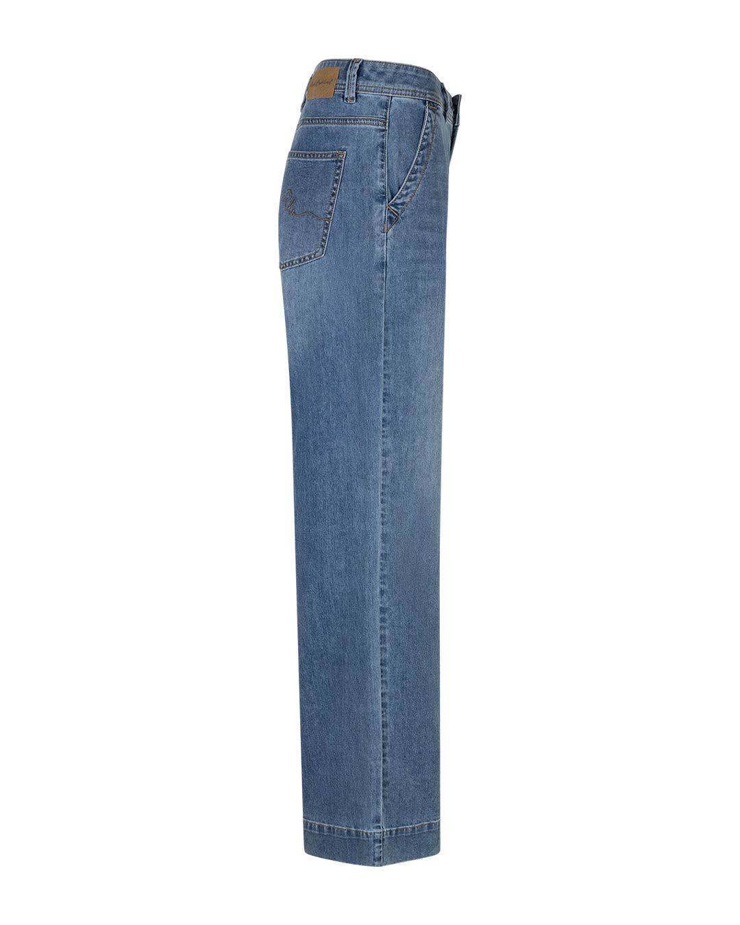 Red Button Womens Jeans Colette Slanted Pockets Stone Used