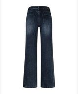Red Button Womens Jeans Claudette Insert Blue Black
