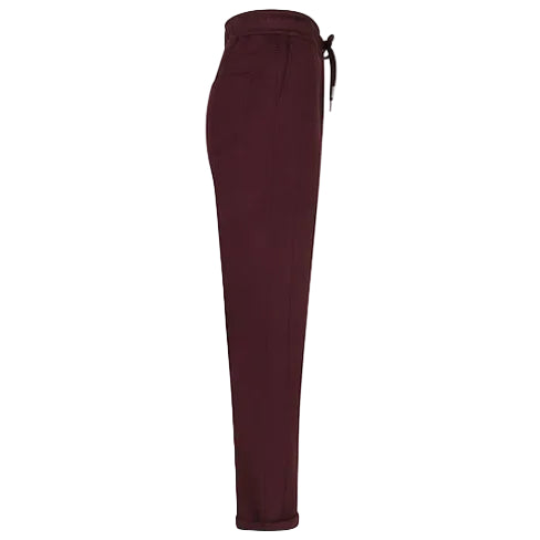 Red Button Stella women's burgundy scuba trousers