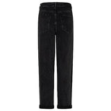 Red Button Womens Jeans Caitlina Side Patch Black