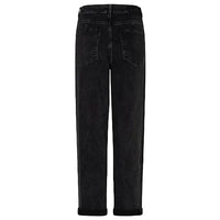 Red Button Womens Jeans Caitlina Side Patch Black