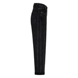 Red Button Womens Jeans Caitlina Side Patch Black