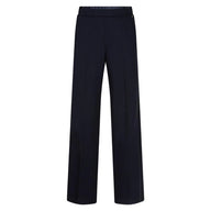 Red Button women's navy wide-leg punta trousers with clean waistband