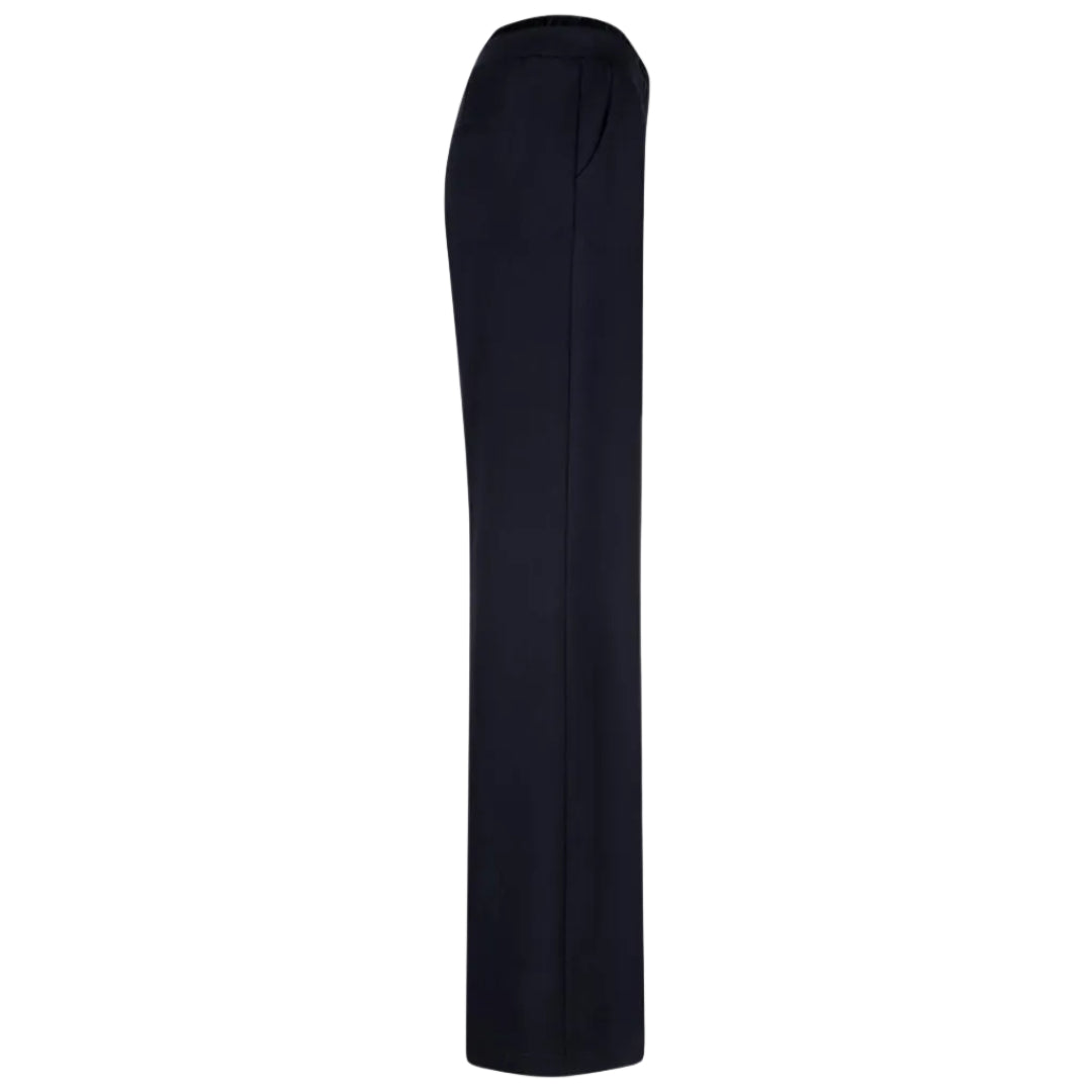 Red Button women's navy wide-leg punta trousers with clean waistband
