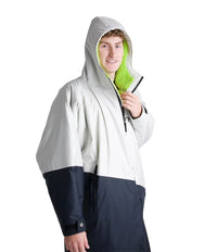 Dryrobe Adults Advance Long Sleeve Contrast Changing Robe Anthracite/Lime