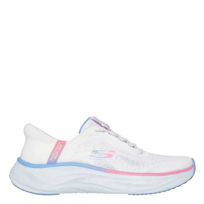 Skechers Womens Trainer Skech Cloud-Perfectly Plush White/Multi