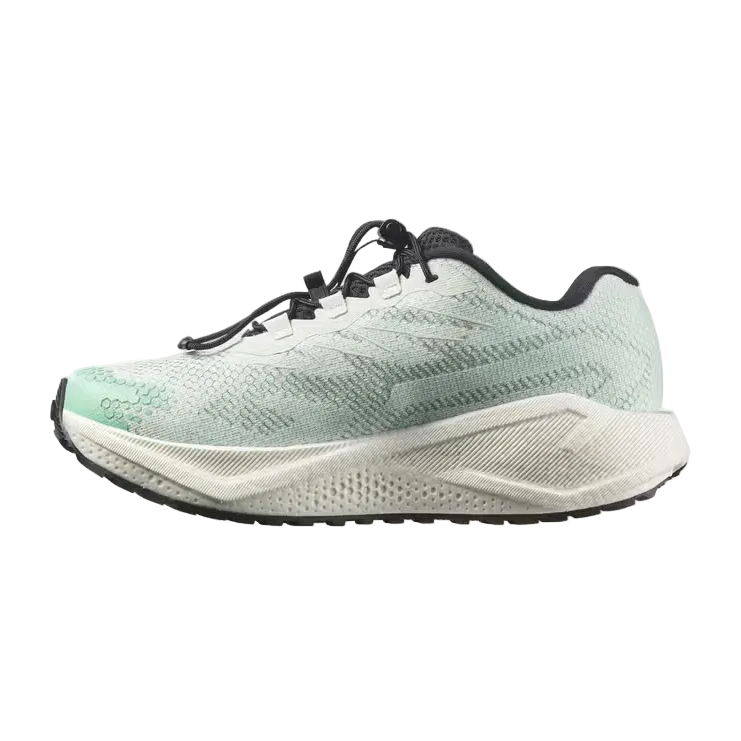 Salomon Aero Blaze 4 GRVL women's aqua and cream running shoes