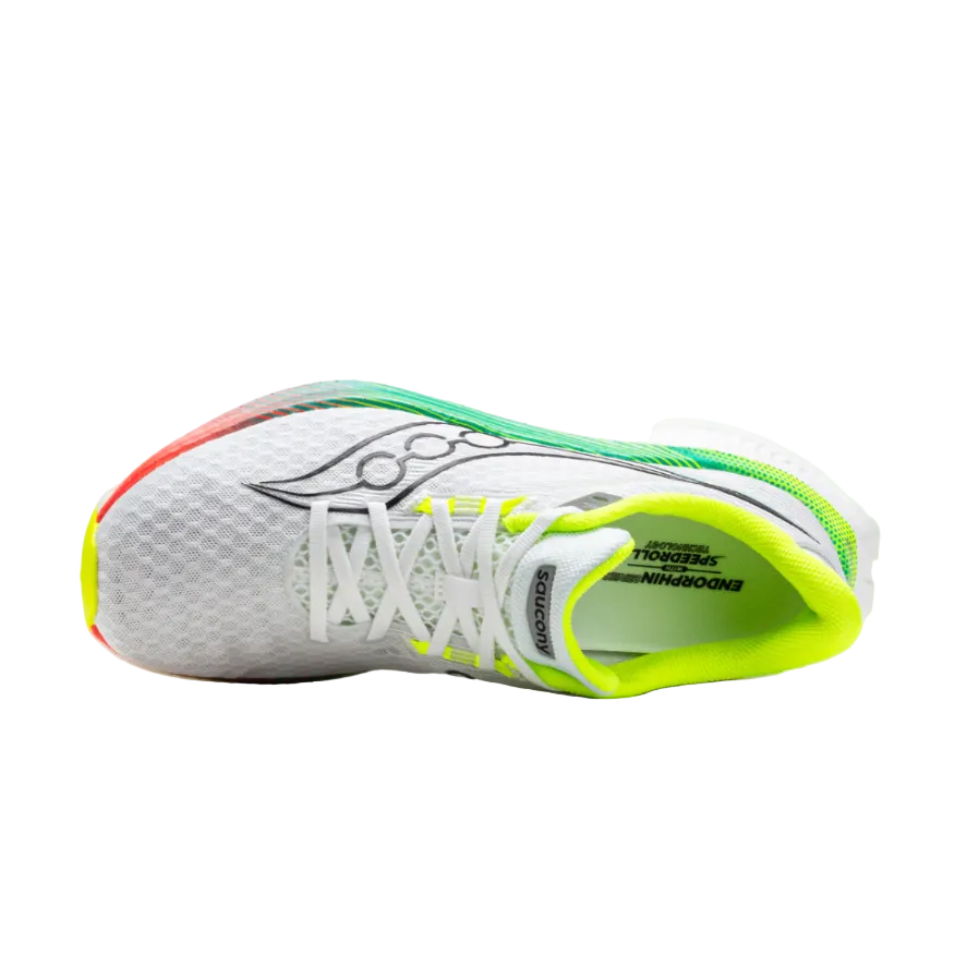 Saucony Mens Trainer Endorphin Speed 5 White/Multi
