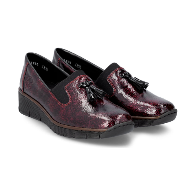 Rieker Womens Shoe 53751-35 Red