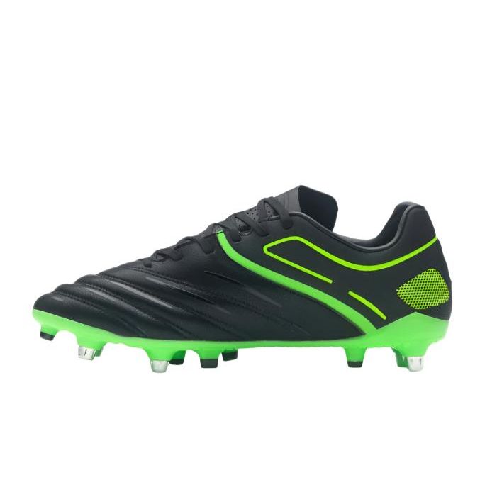 Gilbert Adults Rugby Boot Sidestep X20 Power 6S Black/Fluorescent Green