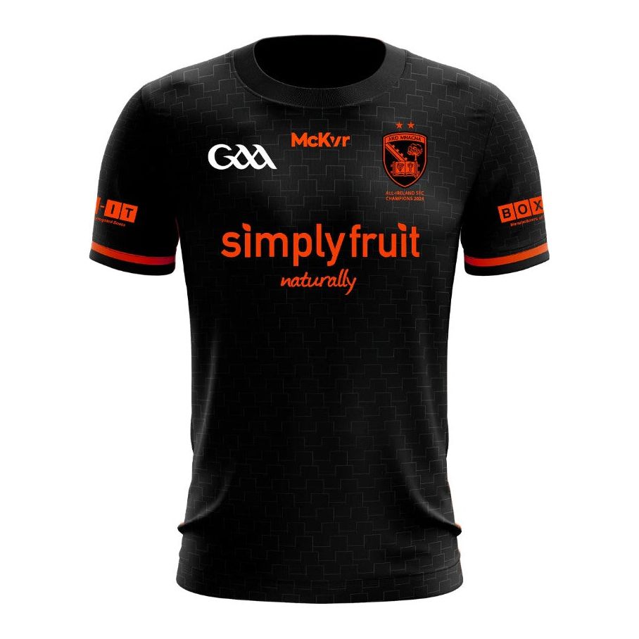 McKeever Adults Standard Fit Armagh All Ireland Winners Jersey Black