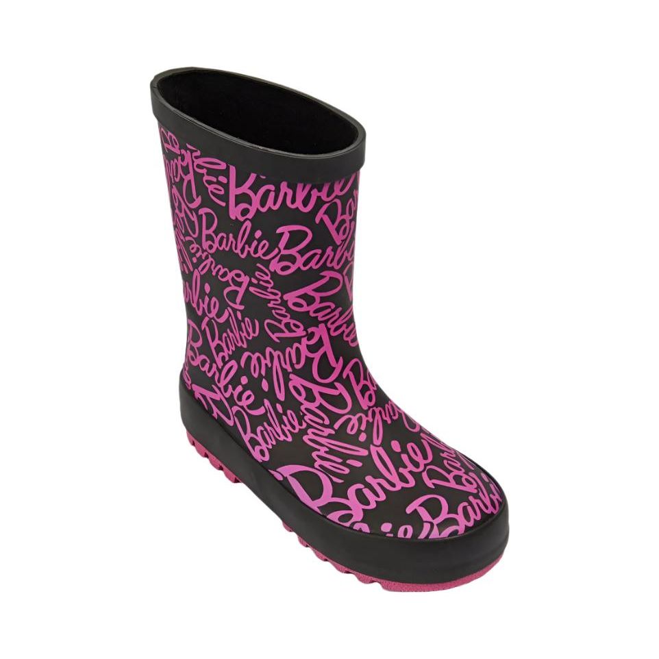 William Lamb Kids Wellies Barbie GUV28629 Black/Pink