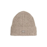 Tommy Hilfiger Womens City Chunky Knit Beanie With Wool Drifty Dunes