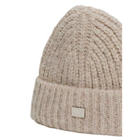 Tommy Hilfiger Womens City Chunky Knit Beanie With Wool Drifty Dunes