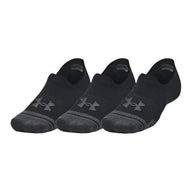 Under Armour Unisex Socks Performance Tech 3-Pack Ultra Low Tab Black/Jet Grey
