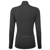 Ronhill Womens Sweatshirt Core Thermal ½ Zip Black/Bright White