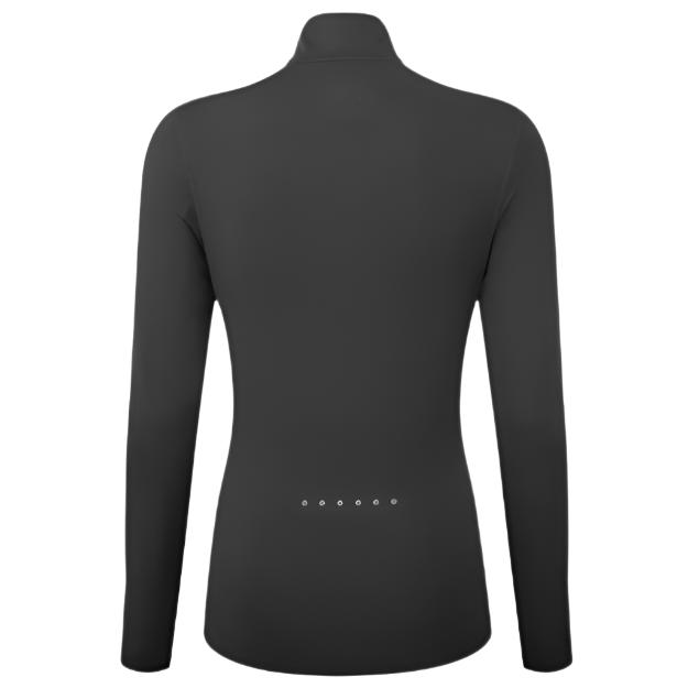 Ronhill Womens Sweatshirt Core Thermal ½ Zip Black/Bright White