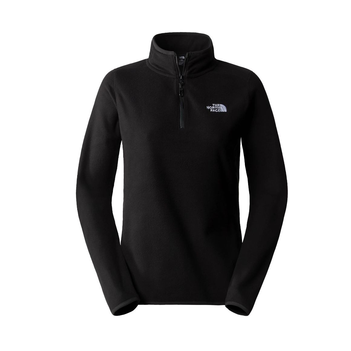 The North Face Womens 100 Glacier 1/4 Zip Black