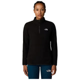 The North Face Womens 100 Glacier 1/4 Zip Black