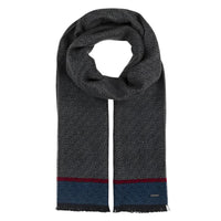 Bugatti Mens Scarf 630314 Charcoal