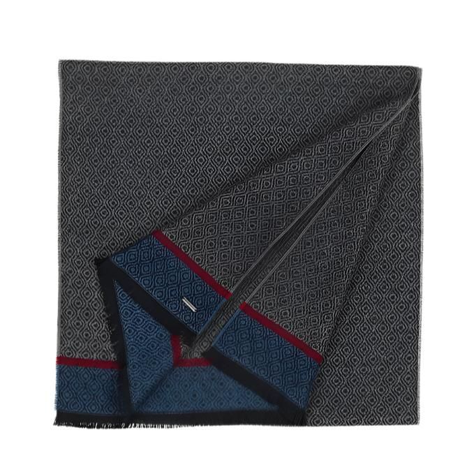 Bugatti Mens Scarf 630314 Charcoal