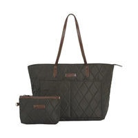 Barbour Womens Bag Quilted Tote Olive