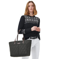 Barbour Womens Bag Quilted Tote Olive