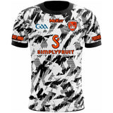 Mckeever kids' black and white top